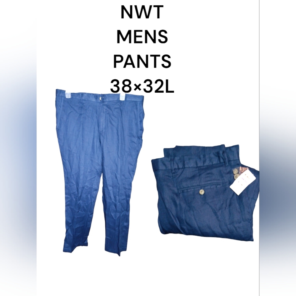 NWT Men's Blue Pants 38x32L